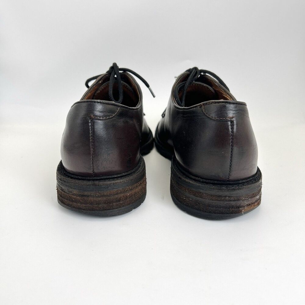 FRYE James Lug Oxford Dress Shoes Men’s Size 11 D Havana Dark Brown Leather - Picture 5 of 10